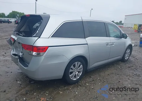 2014 Honda Odyssey Ex-L из США, поврежденный, VIN 5FNRL5H66EB063889